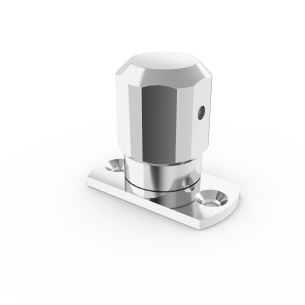 Black hexagonal knob rel. 1 SL1024